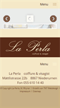 Mobile Screenshot of coiffurelaperla.ch